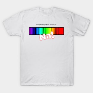 Asbsoption Spectrum of Sodium T-Shirt